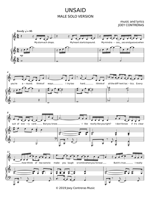 Unsaid - Joey Contreras