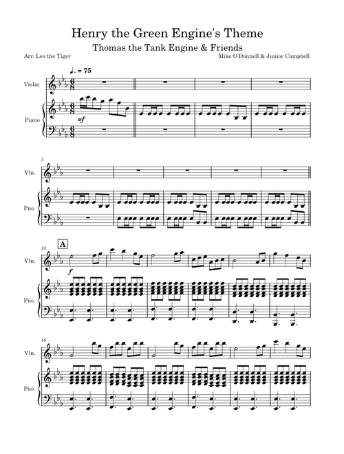 Henry the Green Engine's Theme – Mike O'Donnell & Junior Campbell