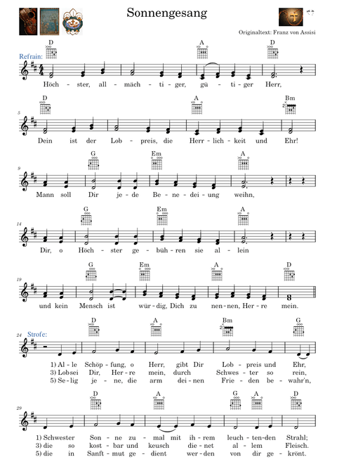 Sonnengesang – Religious Song