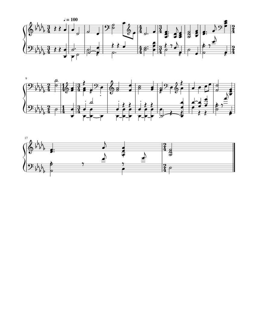 SOLITUDE (Taylor) - V. C. Taylor Sheet Music for Piano (Solo) easy ...