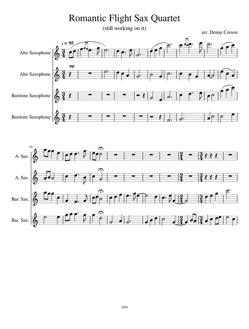 Romantic Flight Transcription