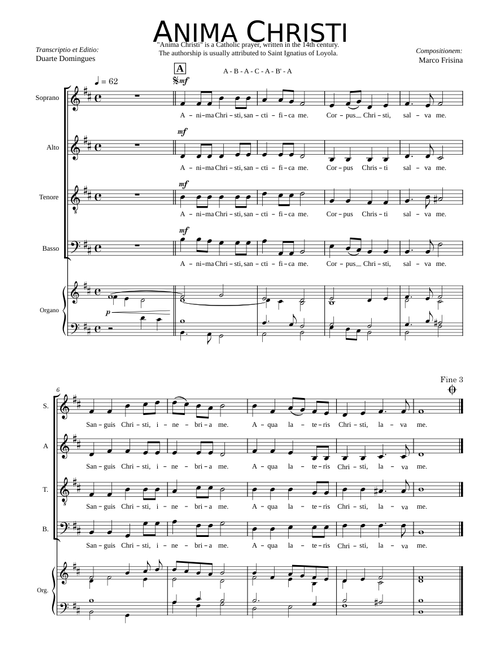 Anima Christi – Marco Frisina