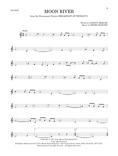 Moon River - Andy Williams (Trumpet Solo)