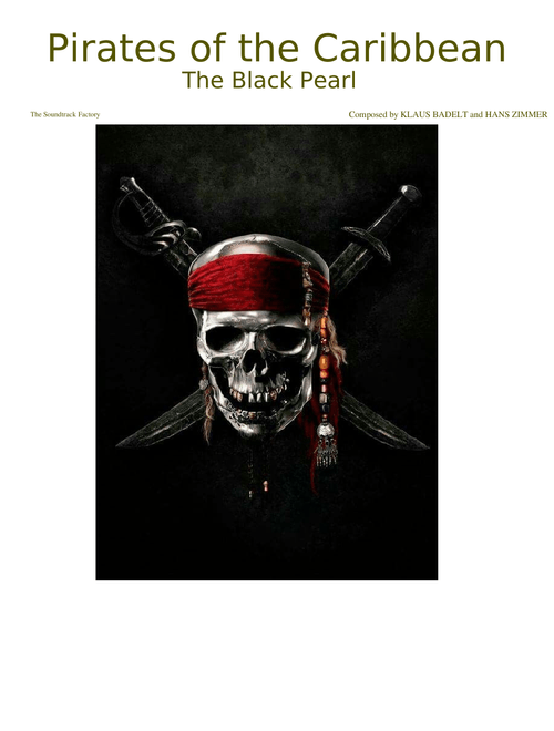 Pirates of the Caribbean: The Black Pearl