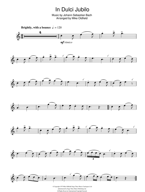 In Dulci Jubilo - Mike Oldfield (Flute Solo)