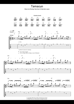 Play Official version of Santo domingo Sheet Music by Rodrigo y