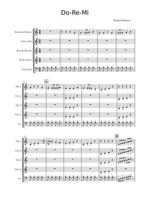 Do-Re-Mi (from The Sound of Music) – Rodgers & Hammerstein