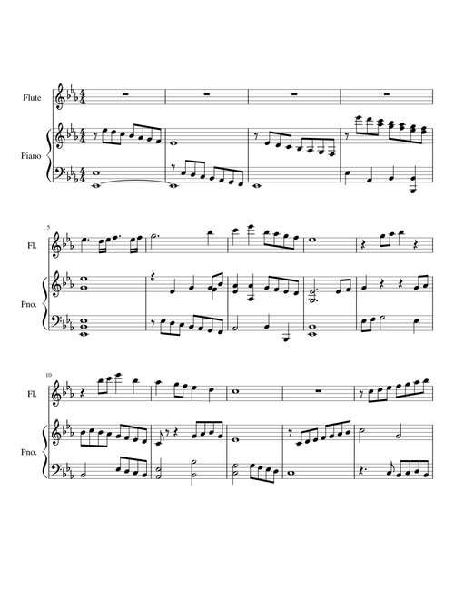 Flute and Piano Duet