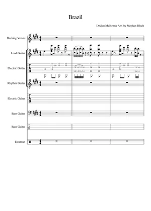 Brazil Letra Brazil – Declan McKenna Brazil - Declan McKenna Sheet Music and Tab ...