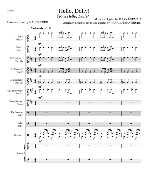 Hello, Dolly! (from Hello, Dolly!) - Jerry Herman (for wind ensemble)