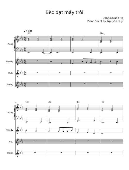 Bèo dạt mây trôi - Nguyễn Quý