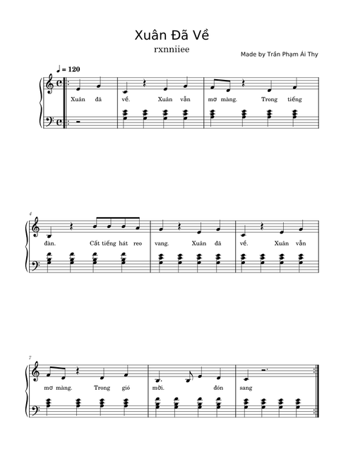 Xuân Đã Về – Vũ Đình Ân