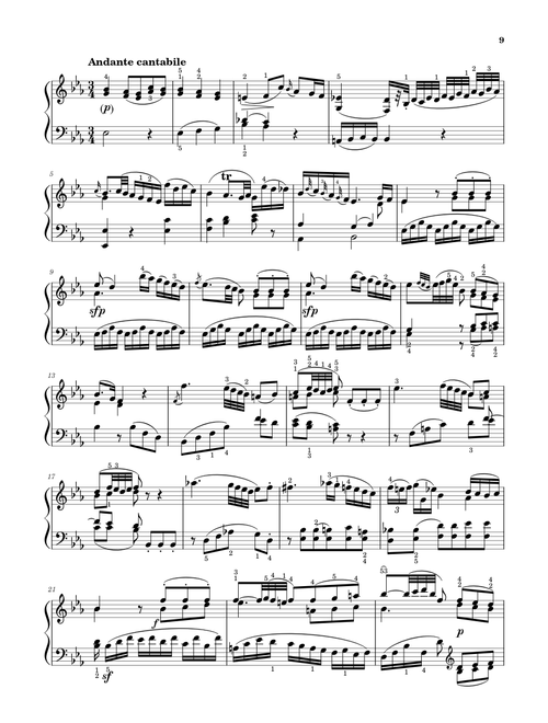 Sonata No. 13, 2nd Movement K. 333
