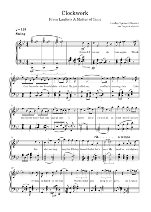 Clockwork – Laufey Sheet Music with Chords for Piano, Trombone ...