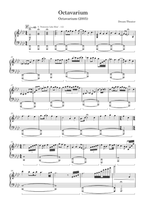 Octavarium – Dream Theater Sheet Music and Tab for Piano, Organ