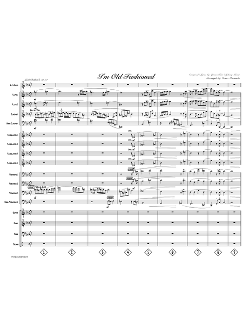 I'm Old Fashioned (Arr. Drew Zaremba) - Jerome Kern (Large Ensemble)
