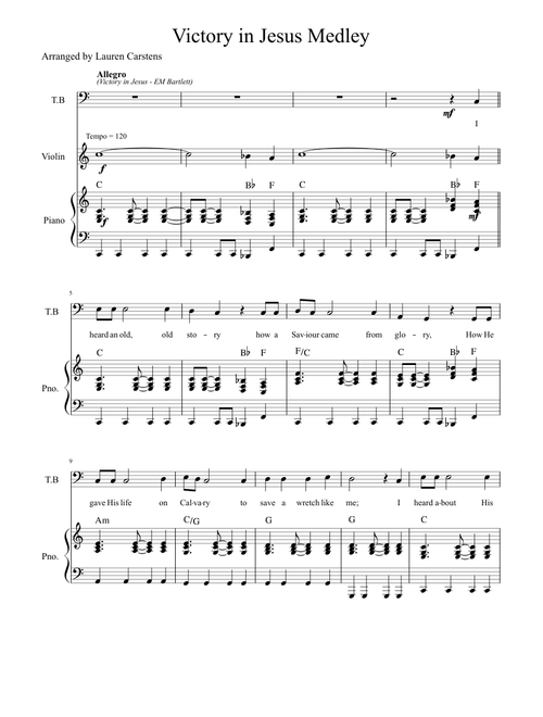 Victory in Jesus Medley