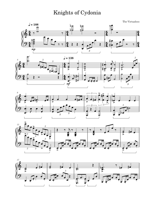 Knights of cydonia – Muse Knights of Cydonia - Muse Piano Cover