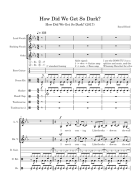 Free How Did We Get So Dark by Royal Blood sheet music | Download