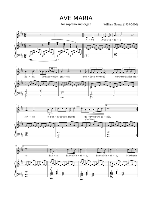 Ave Maria – William Gomez
