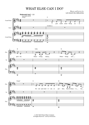 Play Official version of What Else Can I Do? Sheet Music by Lin