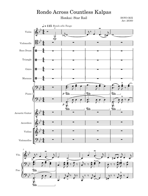 HOYO-MiX - Rondo Across Countless Kalpas: Readable Ver.