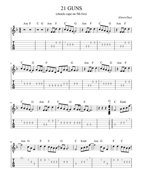 21 GUNS