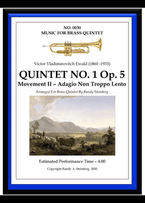 Quintet No. 1 – Victor Ewald - Horn in F Sheet Music for French