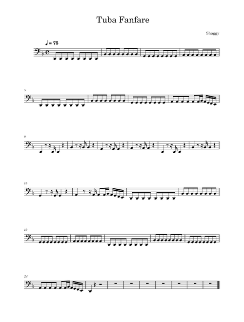 Earthquake Tuba Fanfare – Martin Miller Tuba Fanfare
