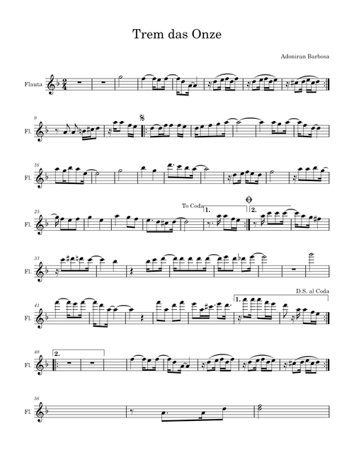 Trem das onze – Unknown author