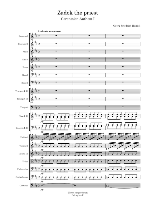 Zadok the Priest, HWV 258 – Georg Friedrich Händel