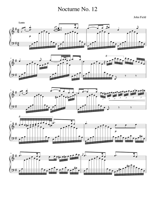 John Field Nocturne No. 12