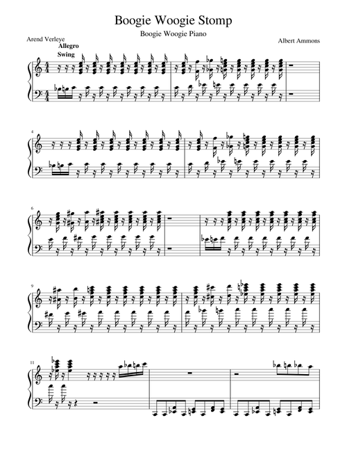Boogie Woogie Stomp