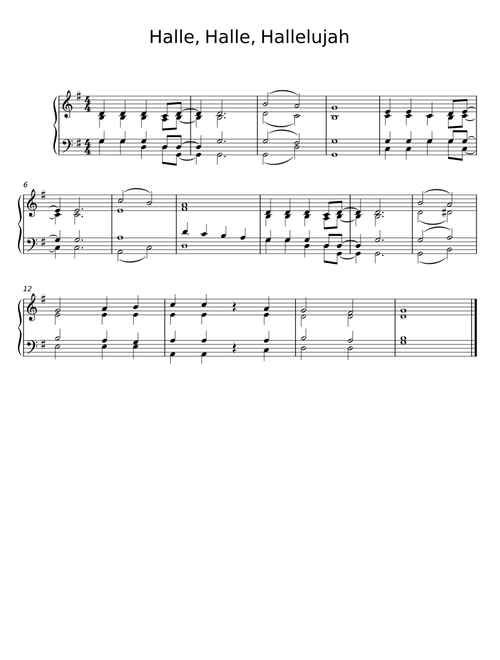 Halle, Halle, Hallelujah