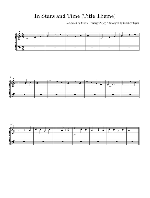 In Stars and Time (Title Theme) – Studio Thumpy Puppy In Stars and Time (Title Theme)
