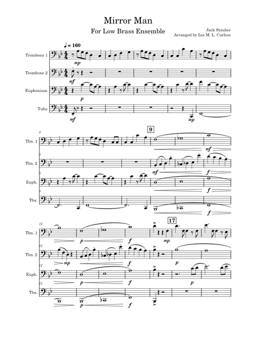 Mirror Man (Low Brass Ensemble)