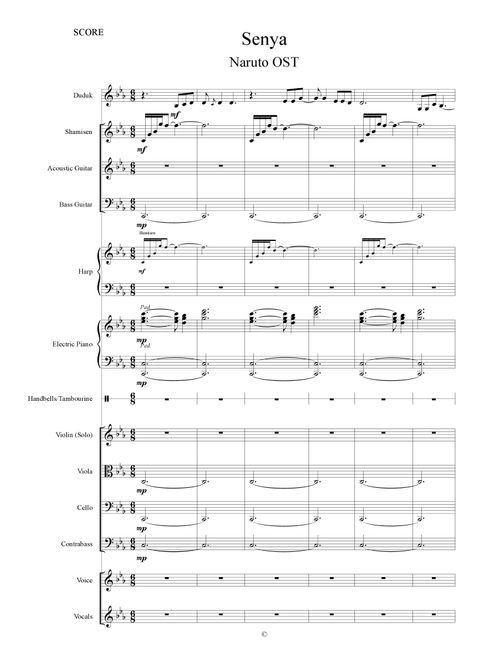 Senya (Arr. Kassym Aitbayev) - Yasuharu Takanashi (Chamber Orchestra)