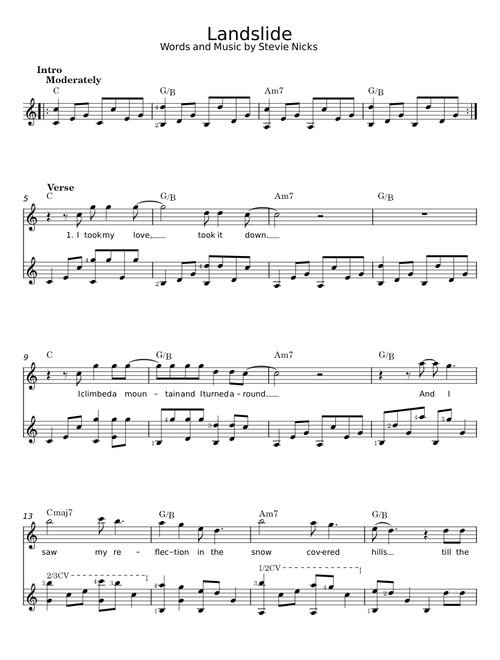 Landslide - Stevie Nicks