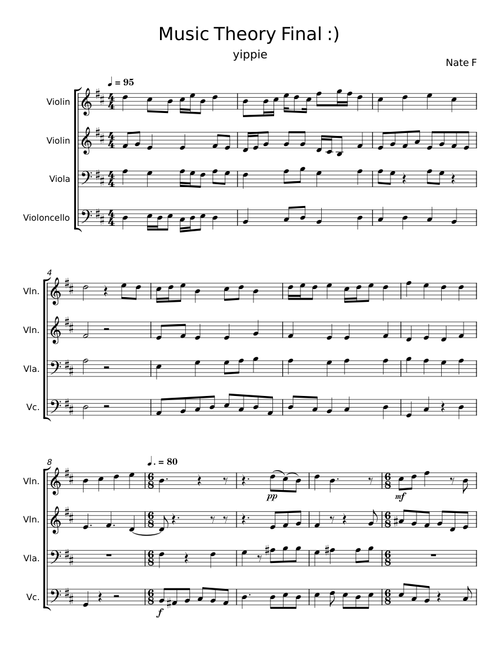 Music Theory Final - Nate F