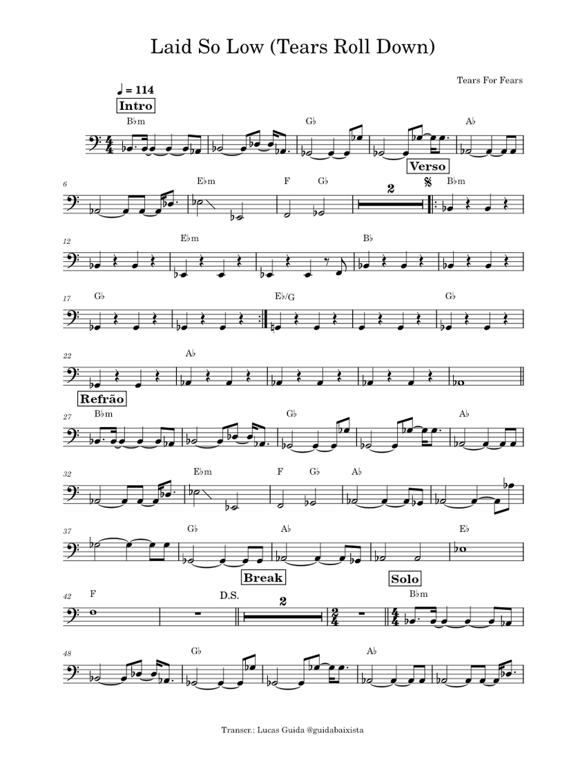 Tears for Fears - Laid so low (tears roll down) – Tears For
