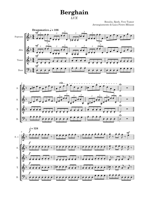 Berghain (SATB) – Rosalía
