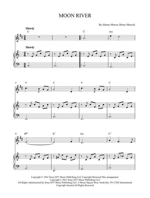 Moon River (Arr. Alex Nunes Rodrigues) - Andy Williams (Trumpet and Piano)