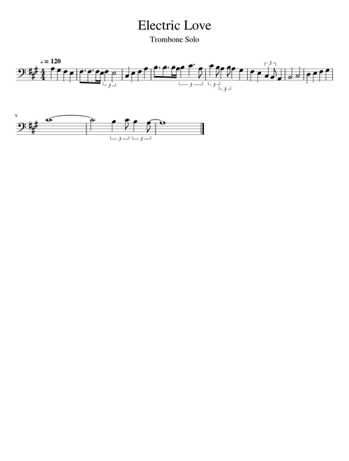 Electric Love - Trombone Solo