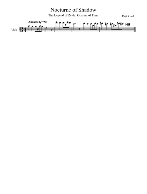Nocturne of Shadow