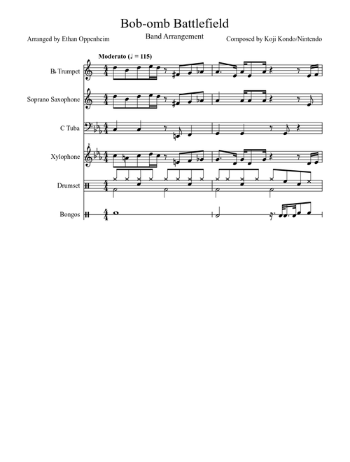 Bob-omb Battlefield Band Arrangement