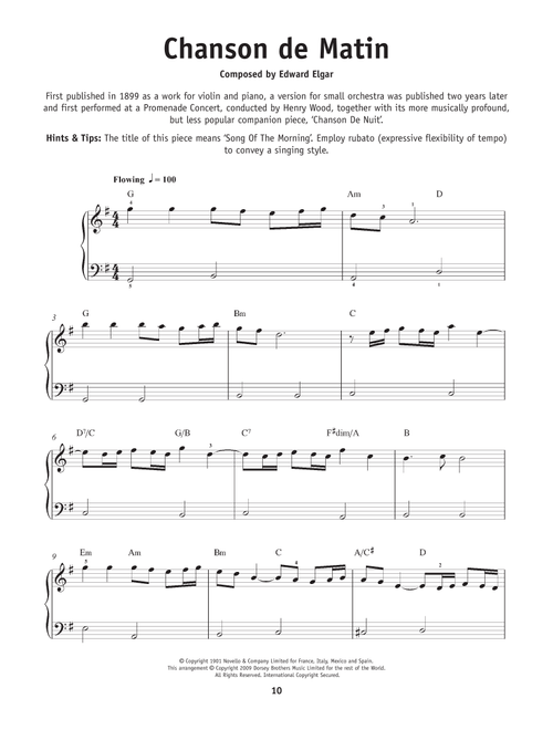 Chanson De Matin, Op. 15, No. 2 - Edward Elgar (Really Easy Piano)