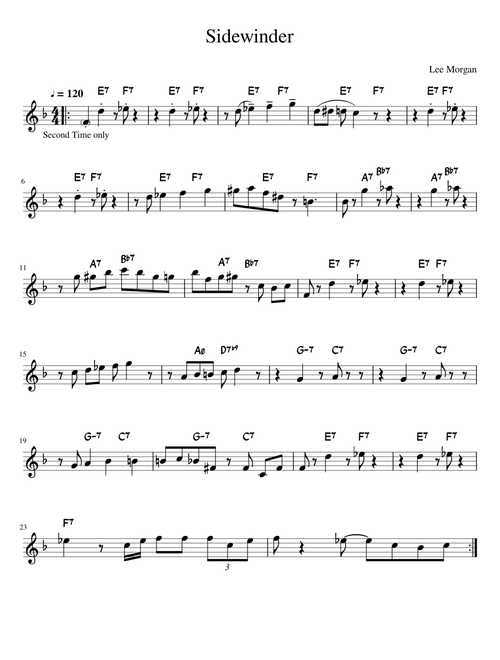 Sidewinder - by Lee Morgan