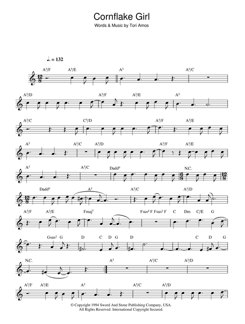 Cornflake Girl - Tori Amos (Flute Solo)