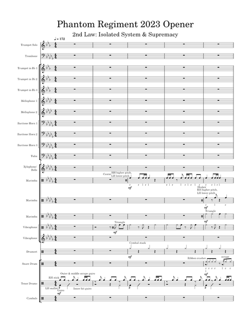 Phantom Regiment 2023 - Isolated System & Supremacy