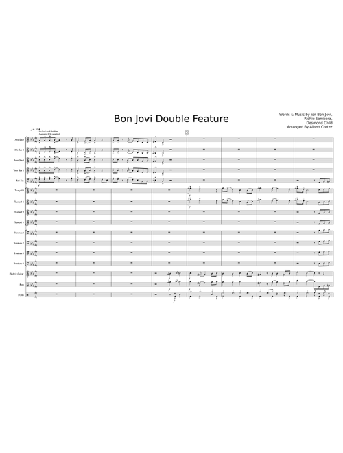 Bon Jovi Double Feature for Big Band (You Give Love a Bad Name & Livin' On a Prayer)